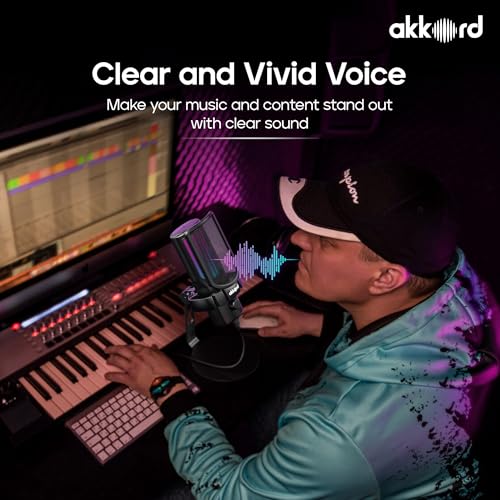 Akkord USB Condenser Microphone, Cardioid