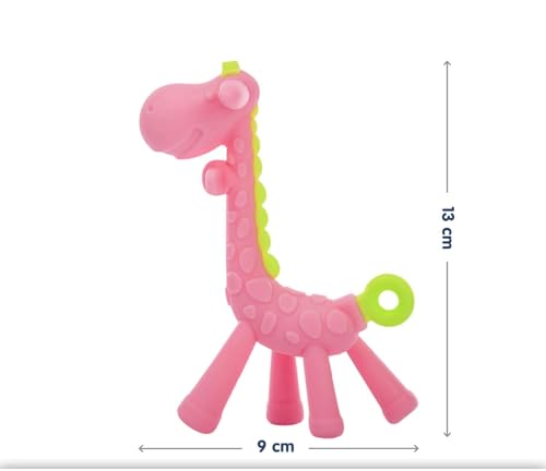 BabyGo Silicone Giraffe Teether Toy