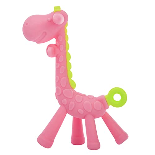 BabyGo Silicone Giraffe Teether Toy