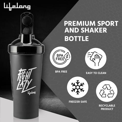 Lifelong Protein Shaker|100% Leakproof Stylish