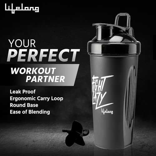 Lifelong Protein Shaker|100% Leakproof Stylish