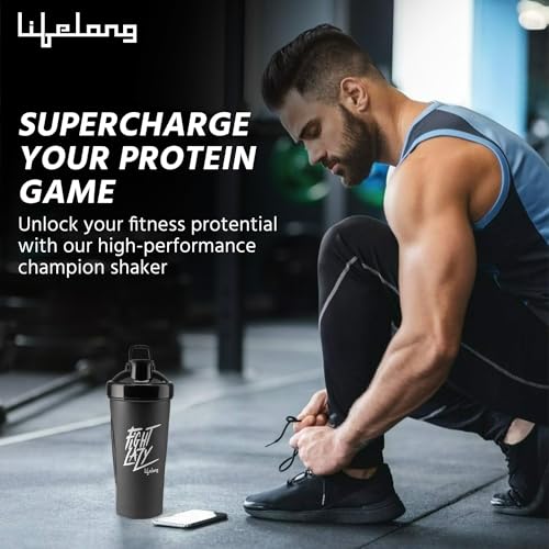 Lifelong Protein Shaker|100% Leakproof Stylish