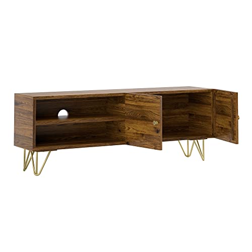 Amazon Brand - Solimo Naze Solid Mango Wood TV Unit (Natural Finish) - Image 5