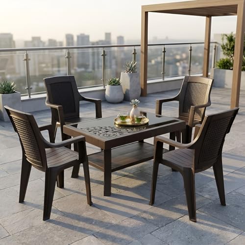 Nilkamal Mystique Chair and Glass