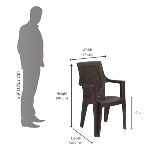 Nilkamal Mystique Chair and Glass