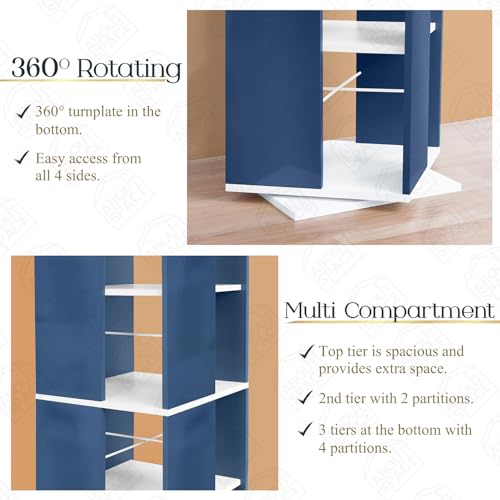 ABOUT SPACE Rotating Book Shelf