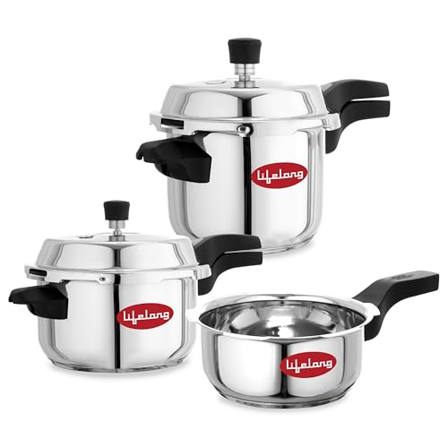 Lifelong Stainless Steel Pressure Cooker