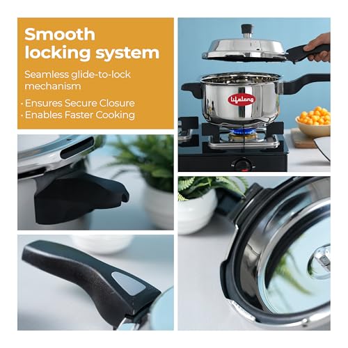 Lifelong Stainless Steel Pressure Cooker