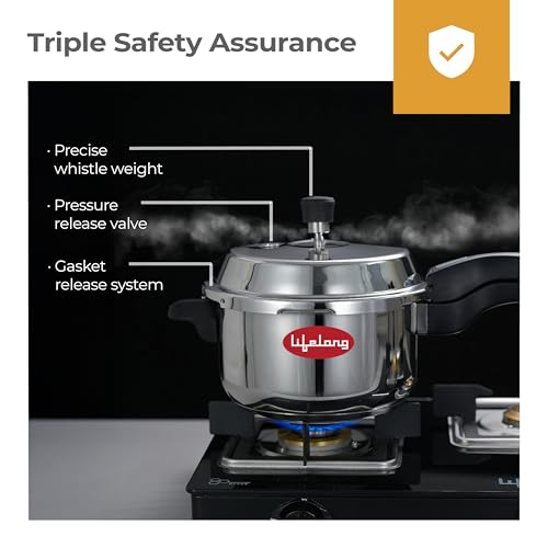 Lifelong Stainless Steel Pressure Cooker