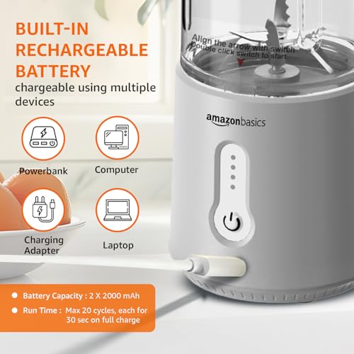 Amazon Basics Portable Hand Blender
