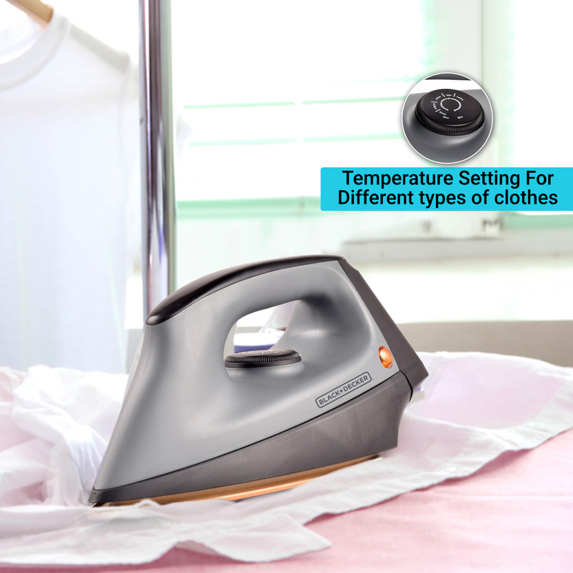 Black & Decker BXIR1102IN 1100 W Dry Iron (Grey) - Image 2