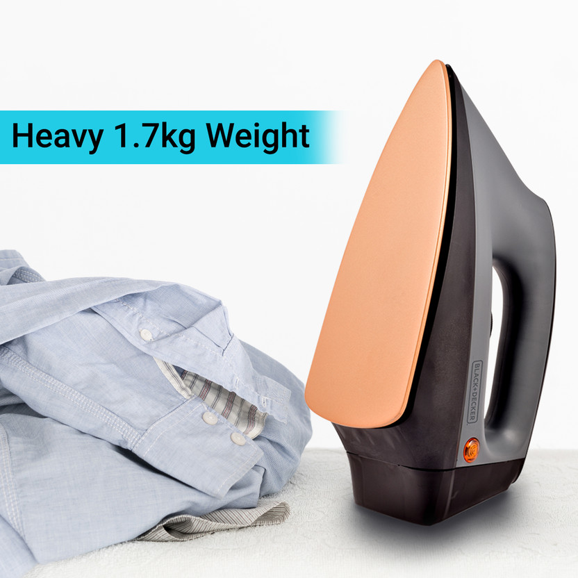 Black & Decker BXIR1102IN 1100 W Dry Iron (Grey) - Image 4