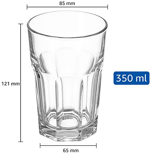 Solimo Glass Tumblers, Set of 6 (350ml each) - Image 5