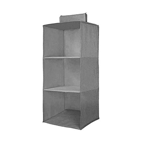 PrettyKrafts 3-Shelf Hanging Wardrobe Organiser