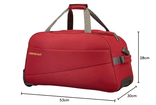 Aristocrat Polyester 53 cms Red Travel Duffle (Rookie) - Image 7