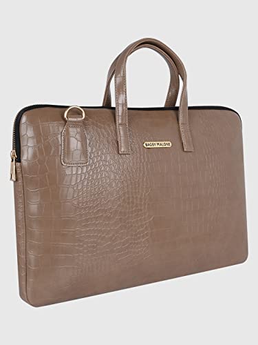 Bagsy Malone Vegan Leather Unisex Laptop Bag-LB0014 - Image 4