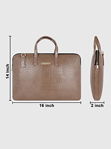 Bagsy Malone Vegan Leather Unisex Laptop Bag-LB0014 - Image 7