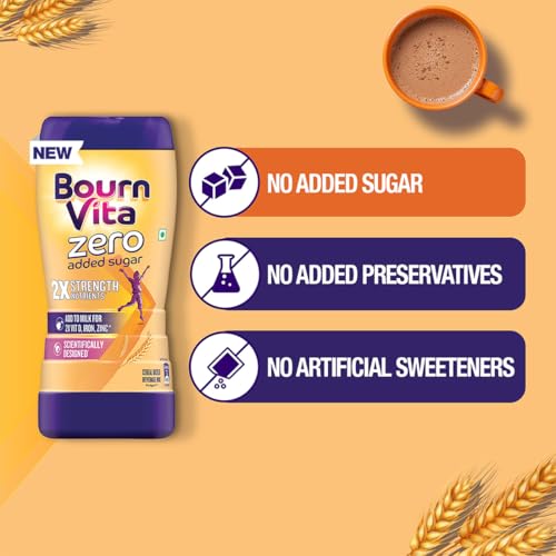 Bournvita Zero Added Sugar Nutrition