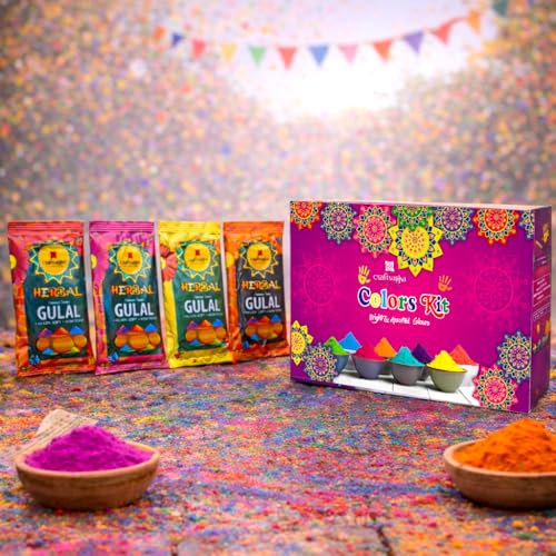 CraftVatika Natural Holi Colours Organic