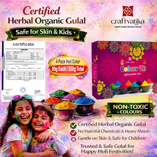 CraftVatika Natural Holi Colours Organic
