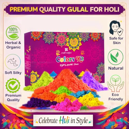 CraftVatika Natural Holi Colours Organic