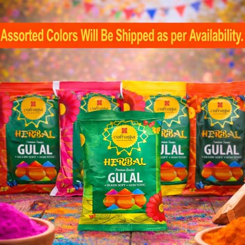 CraftVatika Natural Holi Colours Organic