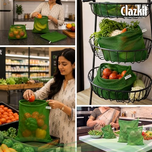 Clazkit Cotton Fridge Bags –