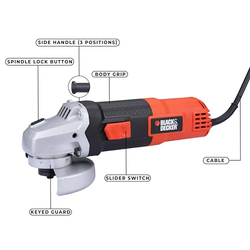 BLACK+DECKER G720R-IN,820 Watts, 4 inch