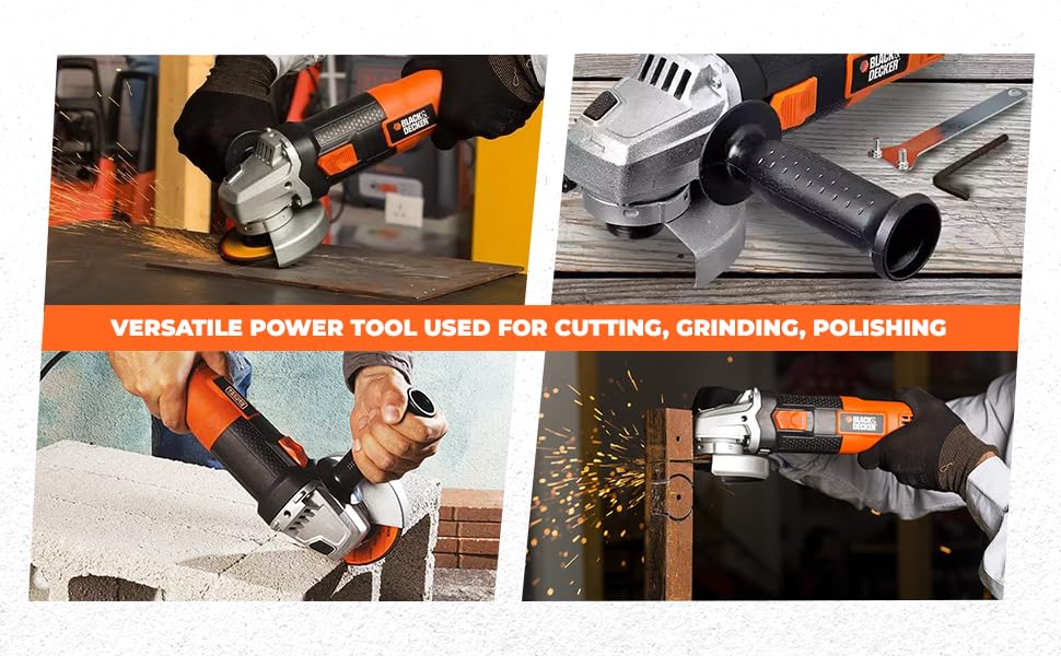 BLACK+DECKER G720R-IN,820 Watts, 4 inch