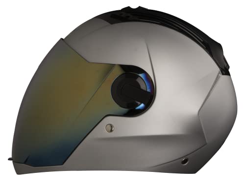 Steelbird SBA-2 Full Face Helmet H. Grey, Size: M(55-56 cm) - Image 2