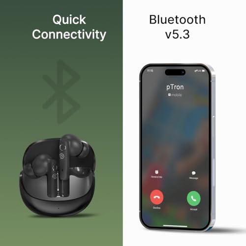 pTron Bassbuds Tunes V2 In-Ear