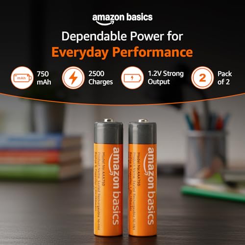 Amazon Basics AAA Rechargeable 750