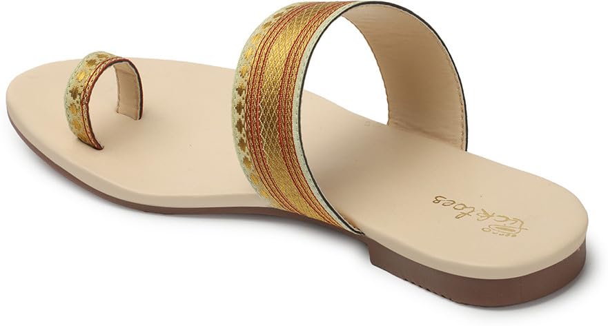 Picktoes Pt-1193 Women's Cream Synthetic