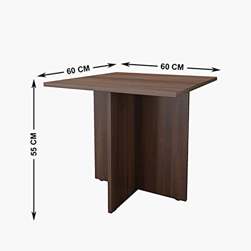 Home Centre Clary - Brown Solid Engineered Wood Side Table - Image 2