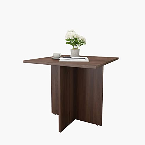 Home Centre Clary - Brown Solid Engineered Wood Side Table - Image 3