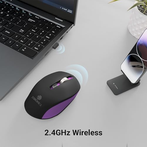 ZEBRONICS Jaguar, 2.4GHz, Wireless Mouse