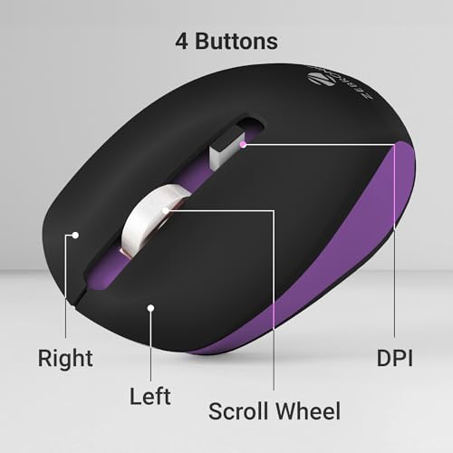 ZEBRONICS Jaguar, 2.4GHz, Wireless Mouse