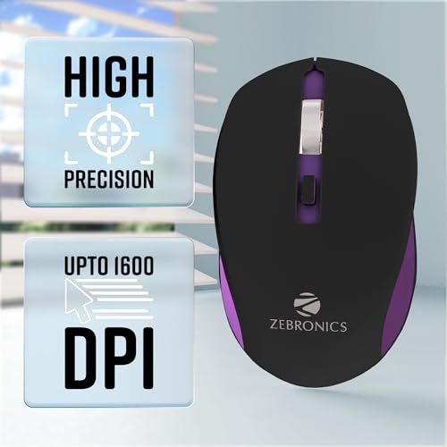 ZEBRONICS Jaguar, 2.4GHz, Wireless Mouse