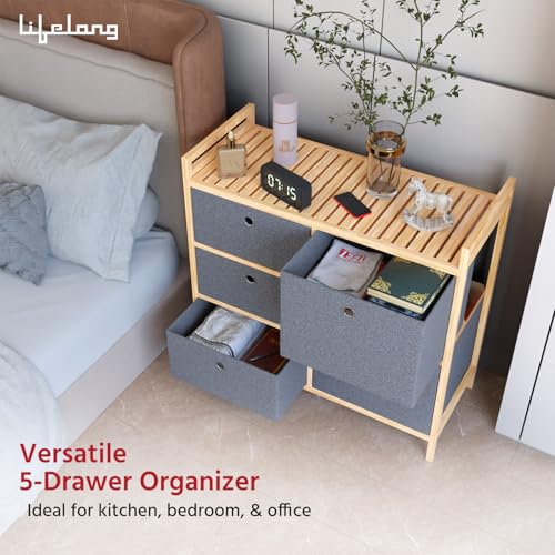 Lifelong Multipurpose Storage 5-Drawer Table