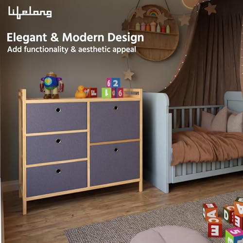 Lifelong Multipurpose Storage 5-Drawer Table