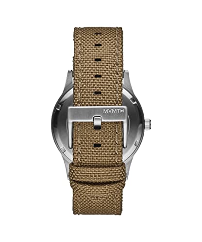 MVMT Mens Analog Green Dial Brown Band Leather Watch - Image 4