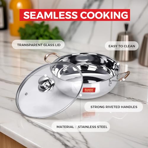 Sumeet Stainless Steel Induction Bottom