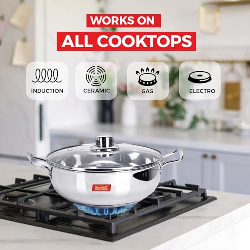 Sumeet Stainless Steel Induction Bottom