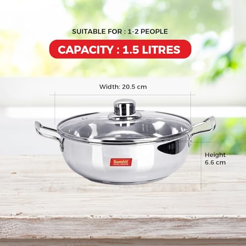 Sumeet Stainless Steel Induction Bottom