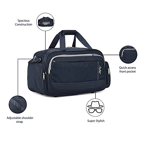 Skybags Cardiff Polyester 52 cms Blue Travel Duffle (DFTCAR52BLU) - Image 5