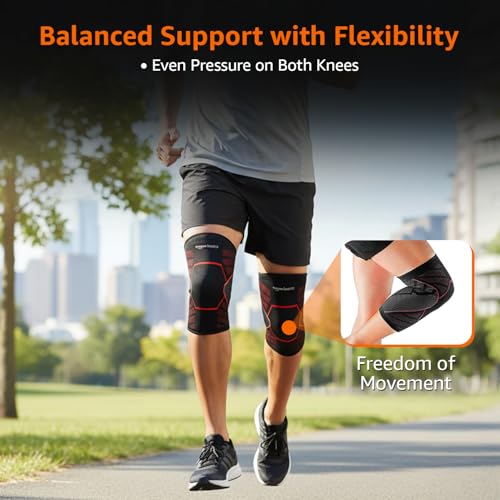 Amazon Basics Nylon Knee Support