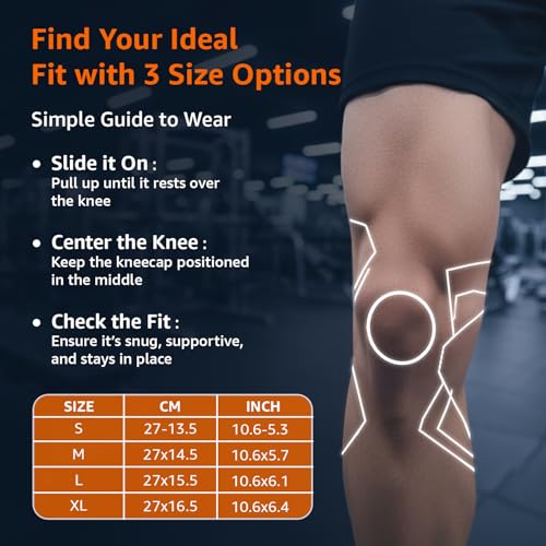 Amazon Basics Nylon Knee Support