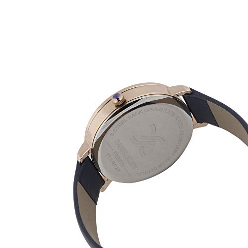 Daniel Klein Leather Analog Blue Dial Women's Watch-DK.1.12512-7 - Image 3