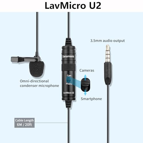 Saramonic LavMicro U2 Clip-On Lavalier