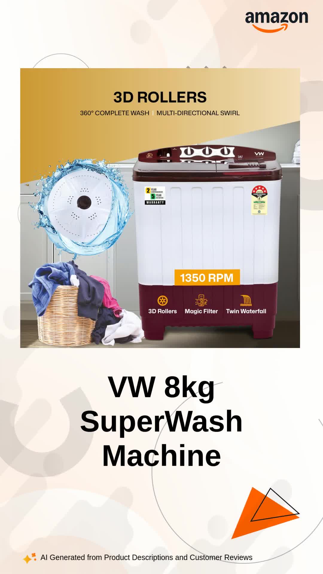 VW 8 kg 5 Star